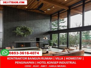 085336164074 Kontraktor Bangun Rumah Homestay Hotel Konsep Industrial